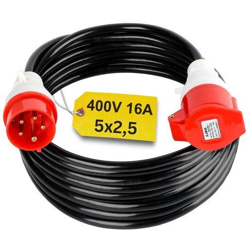 Cee verlängerungskabel 400v - verlängerungskabel,