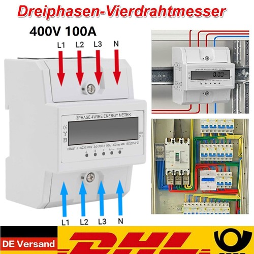 Drehstromzähler geeicht für
