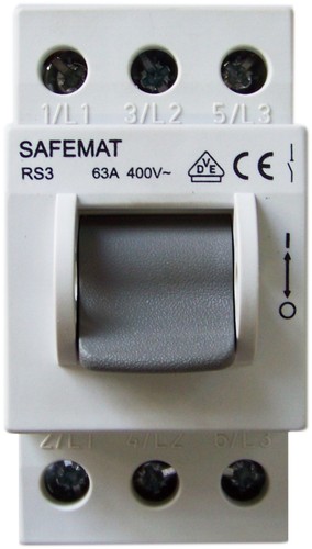 Hauptschalter polig - hauptschalter, 3