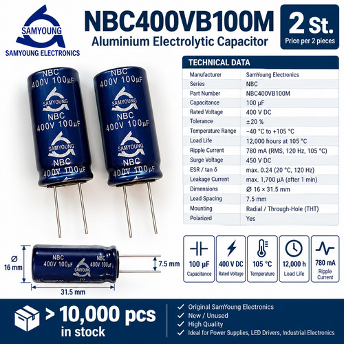 Samyoung nbc 100µf 100uf - nbc,
