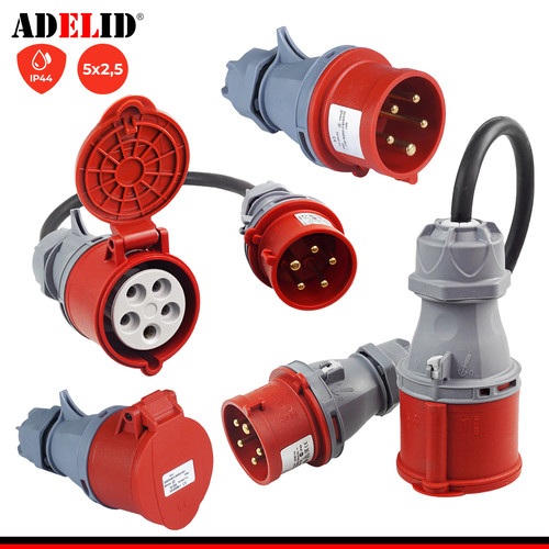 Cee adapter starkstrom 16a - adapter,