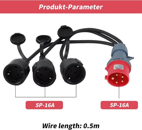 Adapter starkstrom - adapter,