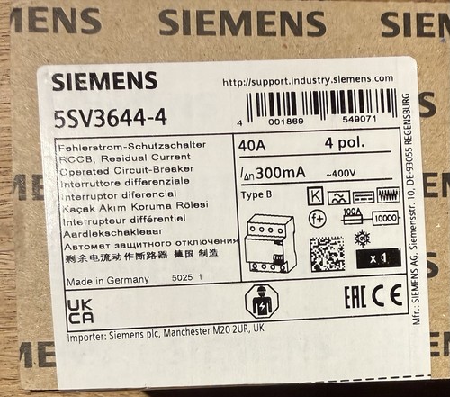Siemens 5sv3644 4polig typ - siemens,
