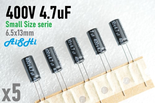 7uf 400v elektrolyt - 4.7uf,