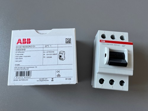 Abb hauptschalter e463 - abb, e463/3-kb